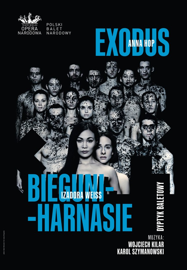 Exodus-Bieguni-Harnasie, plakat