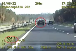 Jechali absurdalnie szybko autostradą. Policja z grupy SPEED pohamowała ich zapędy [Nagranie]