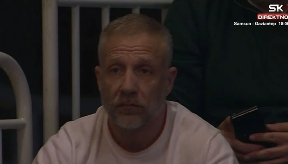 Milan Kalinić na utakmici Crvene zvezde