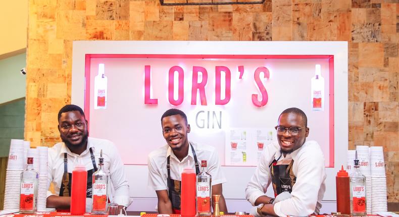 Fun moments with Lord's Dry Gin at Trace Live