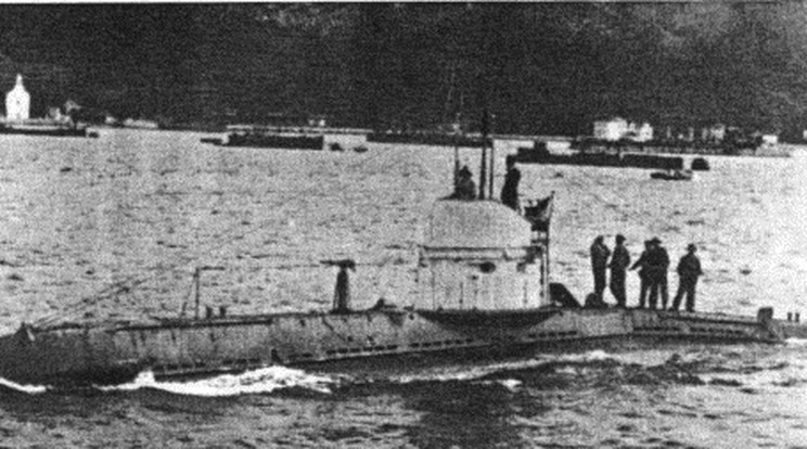 Az Osztrák-Magyar Monarchia U16-os tengeralattjáróját 1916-ban lőtte ki egy orosz hajó /Fotó: Wikipedia