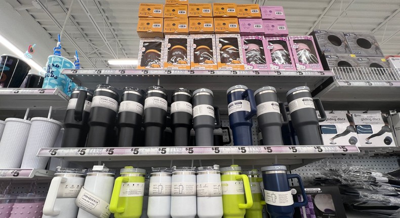 Water bottles at Five Below.Gabbi Shaw/Business Insider