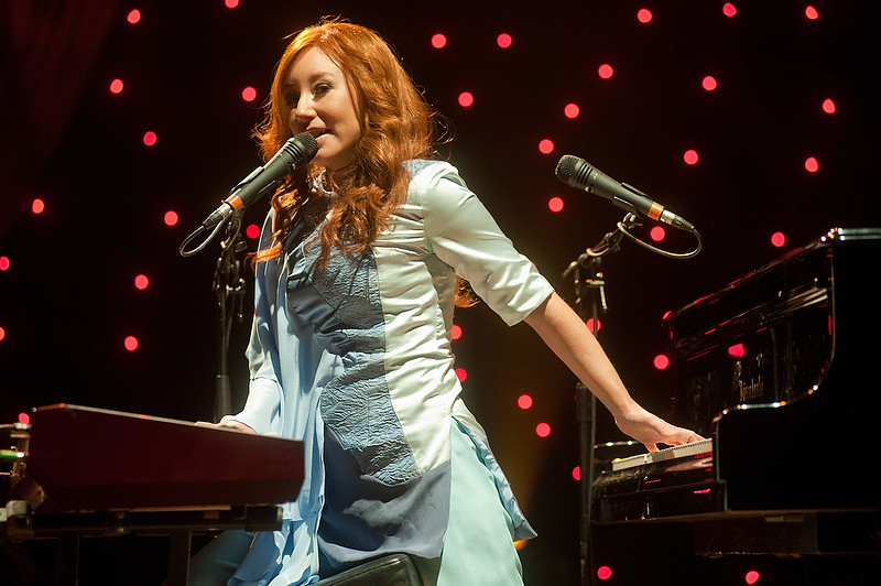 Tori Amos w Sali Kongresowe (fot. Darek Kawka/Onet.)