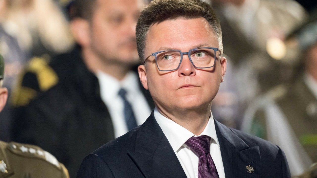 A question was asked about where Szymon Hołownia is. "Because he has been hiding lately"