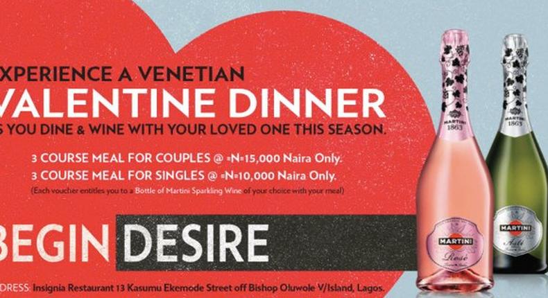 Venetian Valentines Dinner