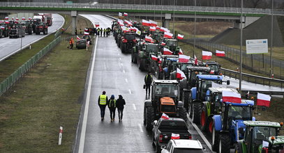 Rolnicy zablokowali S5. Żądają przyjazdu Donalda Tuska
