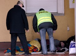 Osiem osób zamarzło w czasie świąt