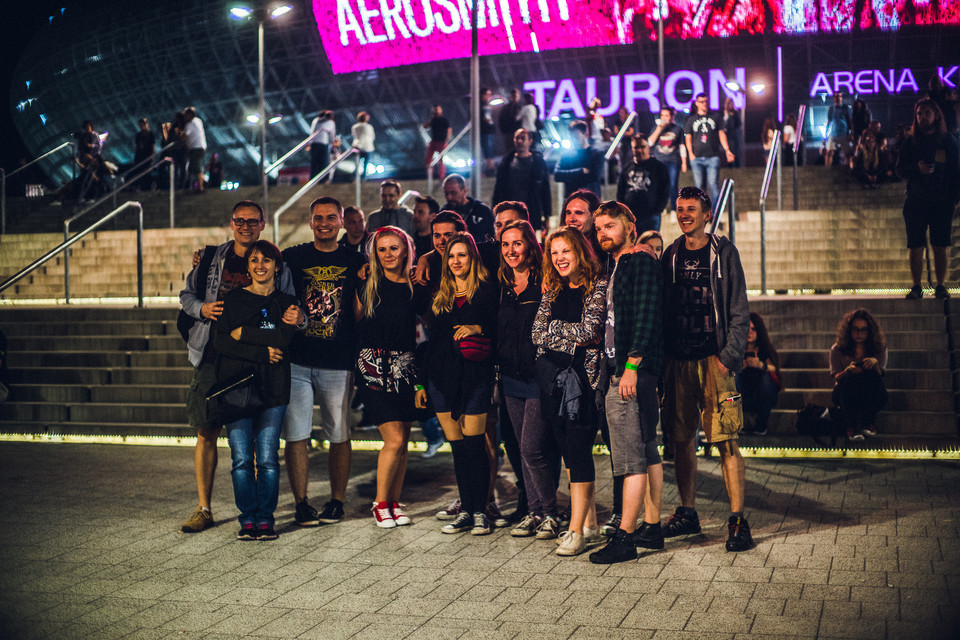 Koncert Aerosmith w Krakowie: zdjęcia publiczności