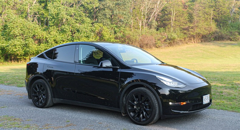 The Tesla Model Y.