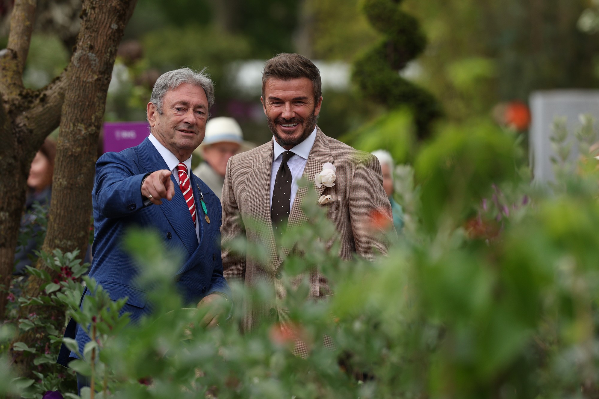 Alan Titchmarsh a David Beckham. 