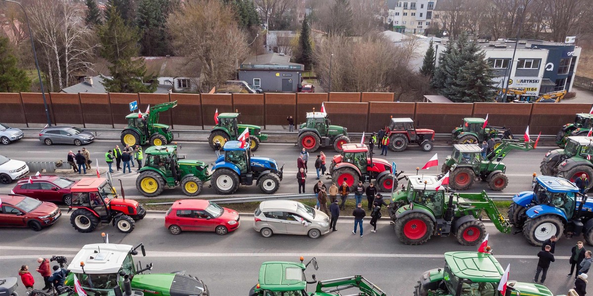 Protesty rolników 22.03. Tu będą blokady dróg.