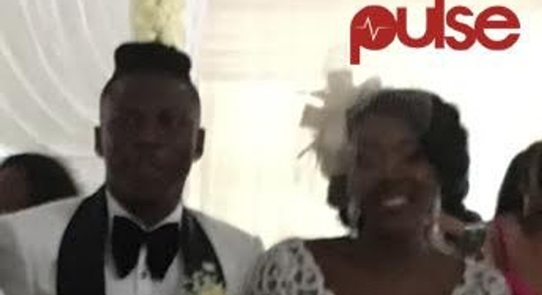 Here’s your first look at what Stonebwoy and his wife wore at their wedding