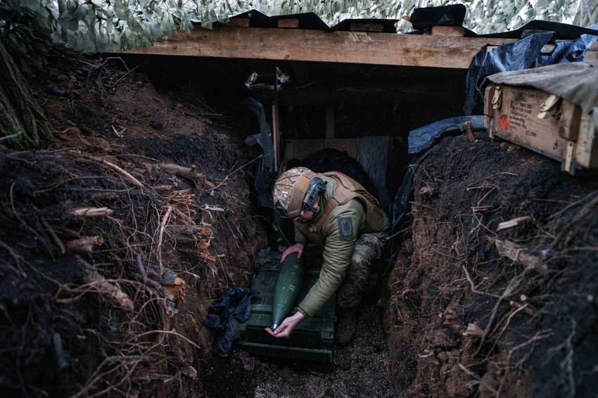 Ukrajinska vojska puca na ruske položaje kod Pokrovska 20. januara