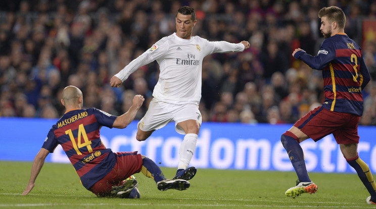 Piqué nagyrabecsüli Ronaldo játéktudását /Fotó: AFP