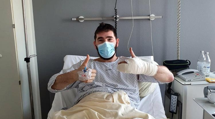 Martin Juzbasic a sikertelen műtétet követően