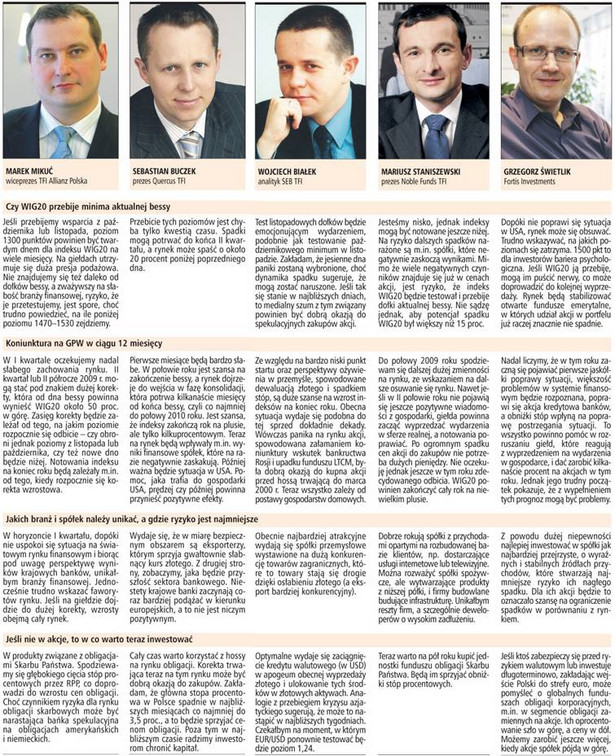 Ankieta GP wśród ekspertów rynku kapitałowego