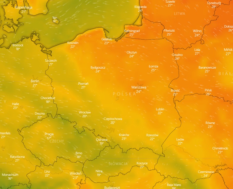 Pogoda - piątek 19 czerwca