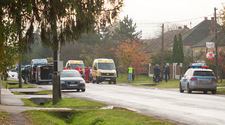 A környéket ellepték a rendőrök /Fotó. MTI - Krizsán Csaba