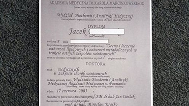Zgorzelecki ordynator sfałszował swój dyplom