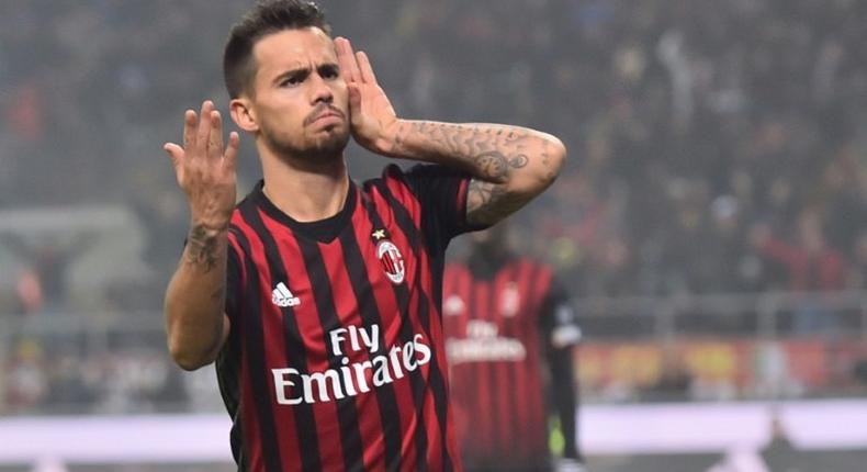 AC Milan's forward Suso pledged he would walk home from the San Siro ground if he scored twice