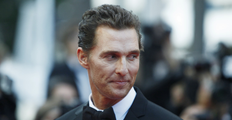 Matthew McConaughey uważa, że mydło i dezodorant szkodzą skórze oraz środowisku