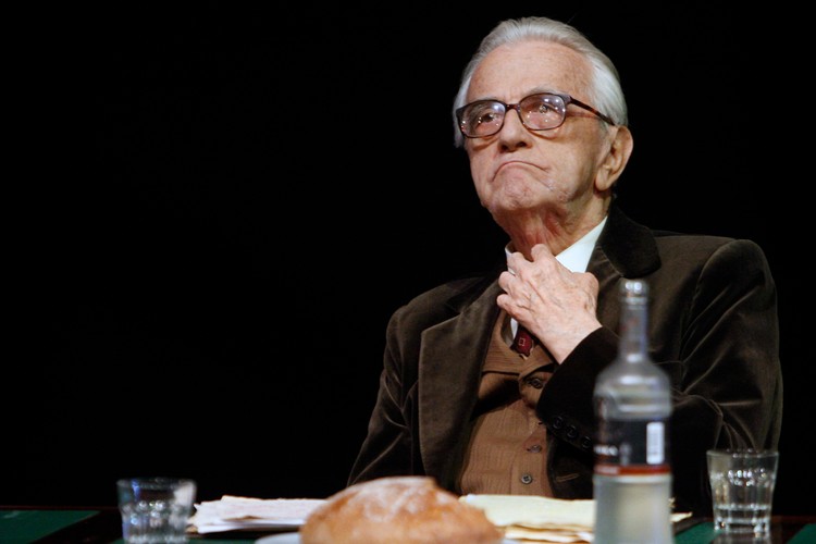 Andrzej Łapicki w spektaklu 'Iwanow' w Teatrze Narodowym – marzec 2008