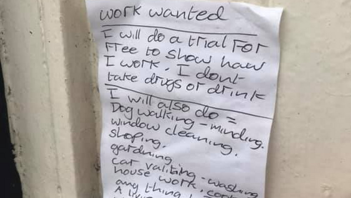 Wielka Brytania: 16-latka pomogła bezdomnemu, znalazła pracę i dom