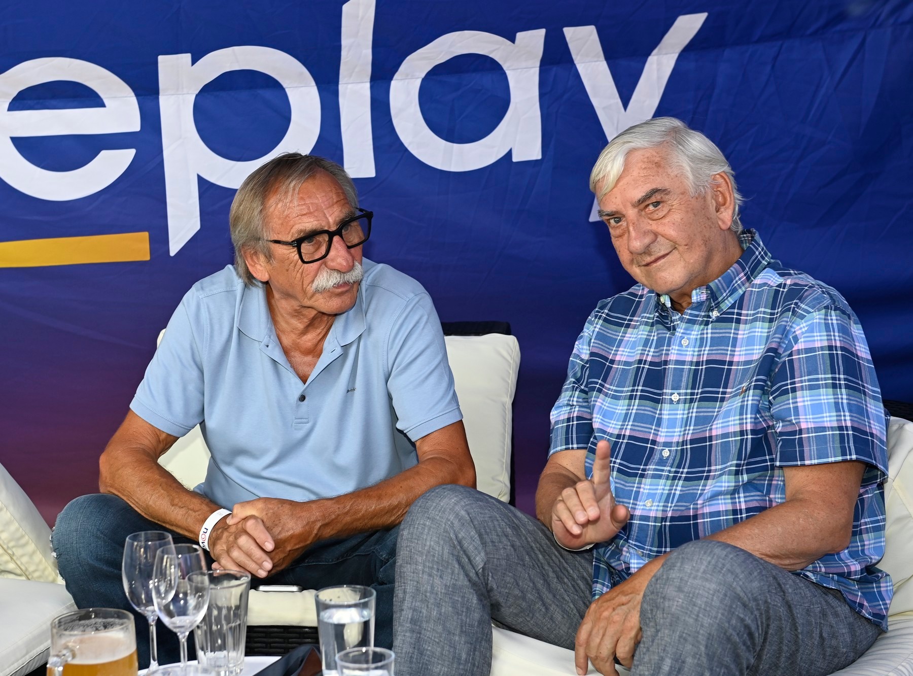 Českí herci Pavel Zedníček a Miroslav Donutil. 