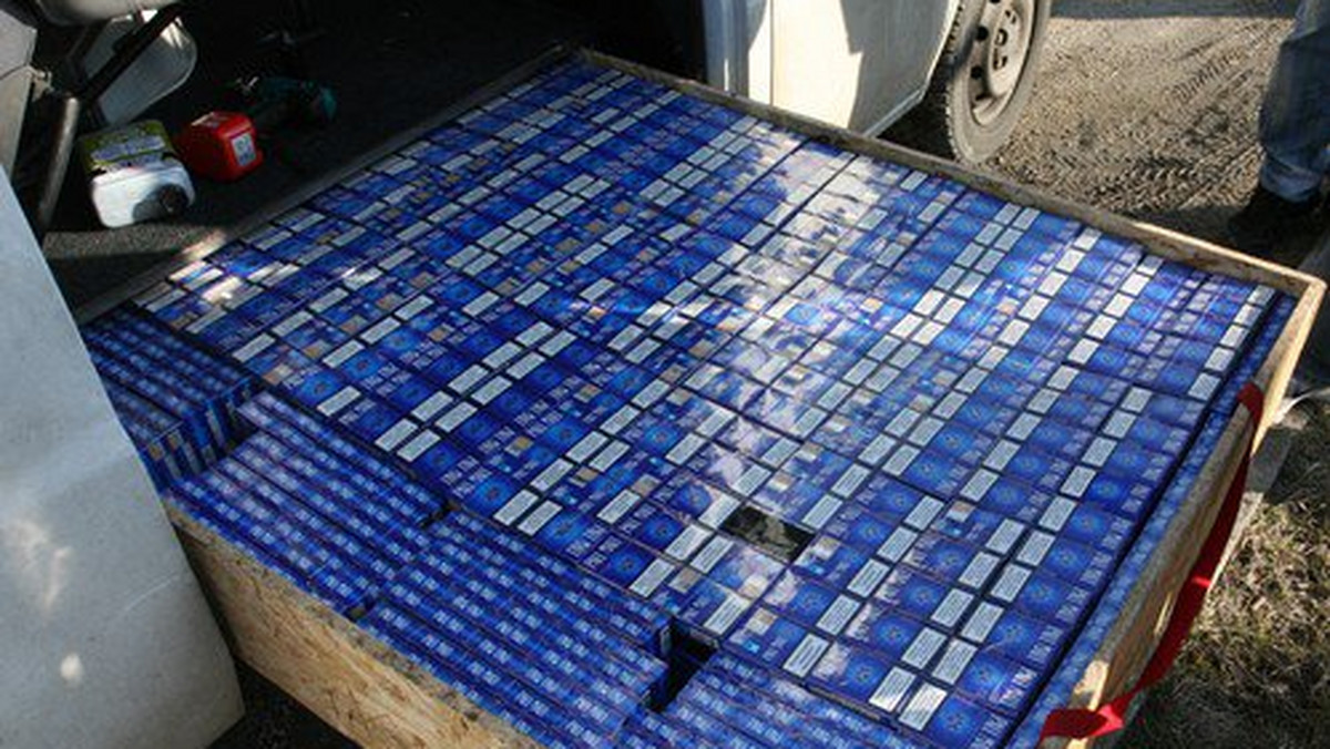 Prawie 9 tys. paczek nielegalnych papierosów przewoził wczoraj swoim samochodem 36-letni mieszkaniec Chełma.