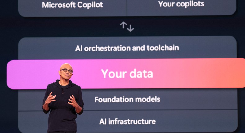 Microsoft plans to spend $80 billion on AI-related infrastructure in 2025.JASON REDMOND/AFP via Getty Images