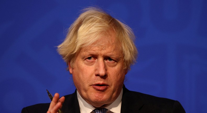 British Prime Minister Boris Johnson