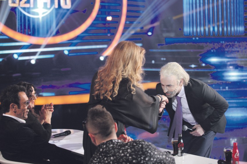 BANE MOJIĆEVIĆ: Savršena maska i dobro uvežbani pokreti pomogli su Banetu da na pravi način skine Dina Merlina, čime je oduševio članicu žirija Danicu Maksimović