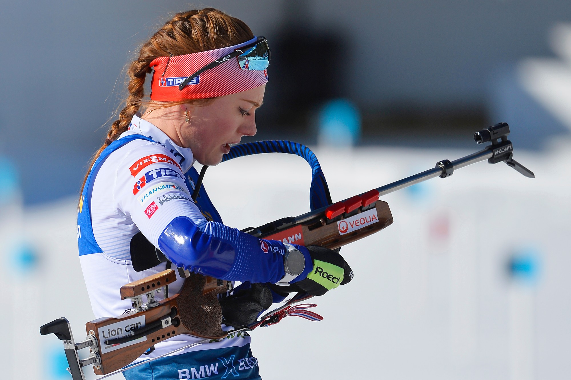 Slovenská biatlonistka Ivona Fialková.