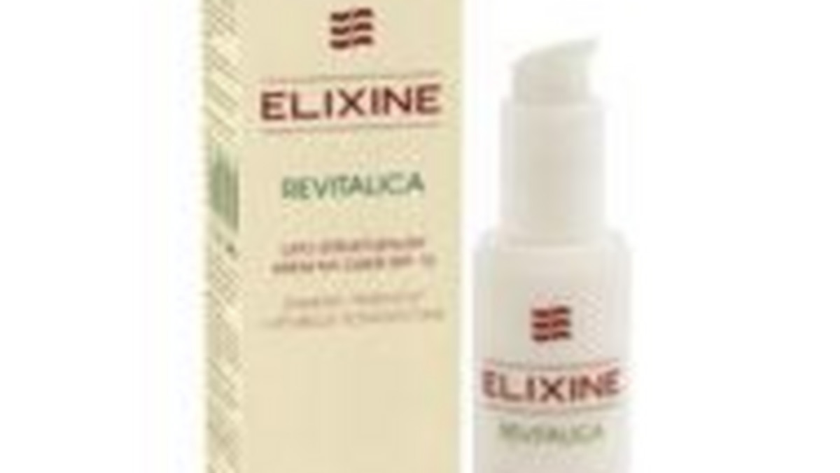 Elixine Revitalica Lipo-strukturalny krem na dzień SPF15 to preparat stworzony dla skóry wymagającej, narażonej na skutki zmian hormonalnych związanych z wiekiem. Współpraca ze środowiskiem dermatologicznym oraz farmaceutyczne standardy produkcji pozwoliły opracować formuły odpowiadające fizjologicznym i biochemicznym potrzebom skóry w okresie menopauzy. Aktywne składniki przeciwzmarszczkowe, trwale poprawiające wygląd skóry po 50 r. ż., zostały zawieszone w innowacyjnej fizjobazie prewencyjnej - kompleksie substancji, których ubytki odpowiadają za hormonalne starzenie się skóry.