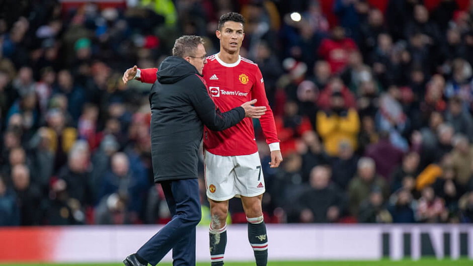 Ralf Rangnick i Cristiano Ronaldo