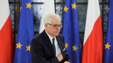 Jacek Czaputowicz wyszedł ze studia RMF FM