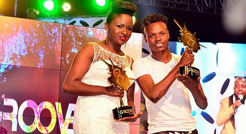 Eko Dydda and Mercy Masika at Groove awards