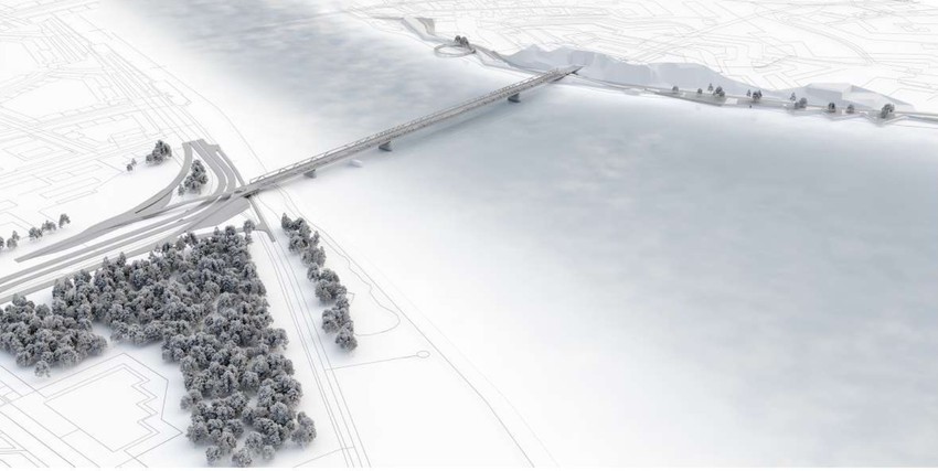 Pešačko - biciklistički most u Novom Sadu