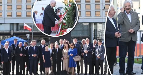 Zaskakujące obrazki na miesięcznicy. Kaczyński grzmiał: złapiemy i ukarzemy