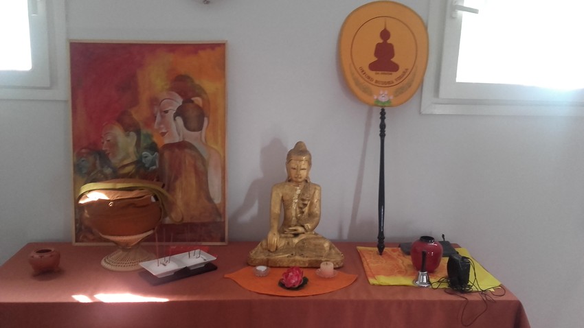 Unitrašnjost Centra za meditaciju 