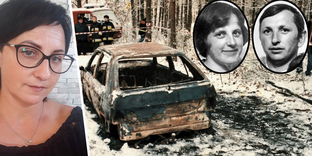 Małgorzata Paprocka, córka Zdzisława i Haliny Bachorów, którzy zginęli w spalonym samochodzie.