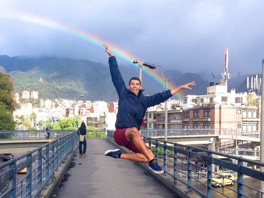 Javier Aranzales danced professionally in Colombia.