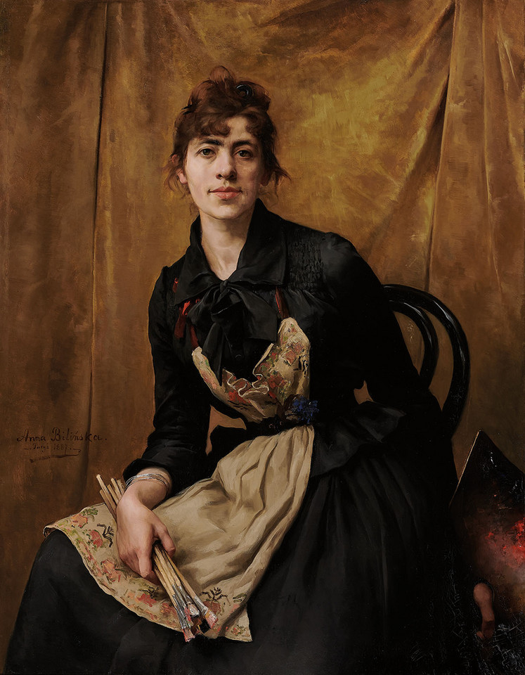 Anna Bilińska - "Portret własny" (1887)