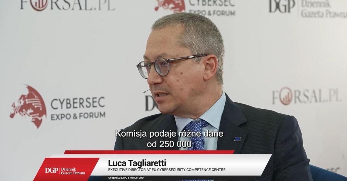  Unia Europejska mierzy się z luką w cyberumiejętnościach - rozmowa z Luca Tagliaretti podczas CYBERSEC CEE EXPO & FORUM 2024