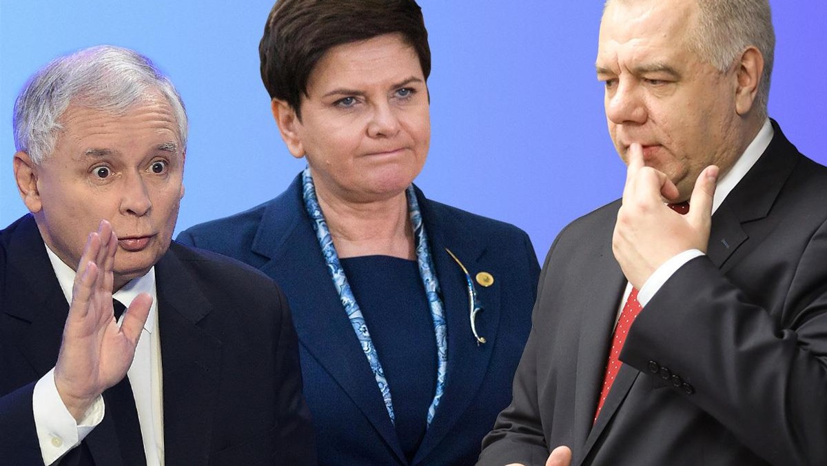 Jarosław Kaczyński, Beata Szydło, Jacek Sasin