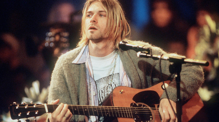 A Martin D-18E gitárt használta utoljára nyilvánosan a fiatalon elhunyt Kurt Cobain / Fotó: Getty Images 