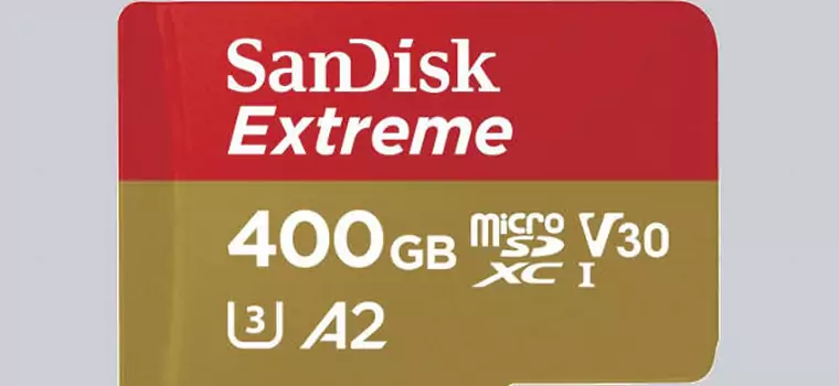 SanDisk Extreme UHS-I 400 GB - karta microSD dla wymagających [MWC 2018]