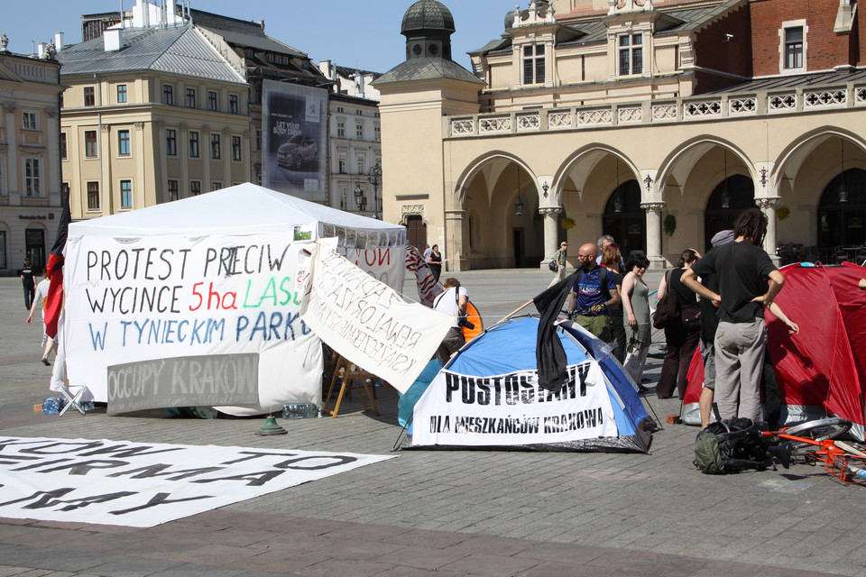 Protest Rynek Główny.FOT. Jacek Krawczyk/Onet