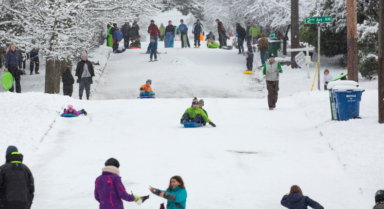 Delightful photos show how Seattle residents are taking advantage of ...