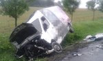 Tragiczny wypadek. Kierowca wyleciał przez rozbitą szybę